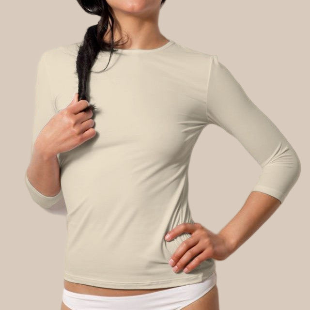 Plus Size 3/4 Sleeve Crew Neck (Discontinued sizes)-FINAL SALE