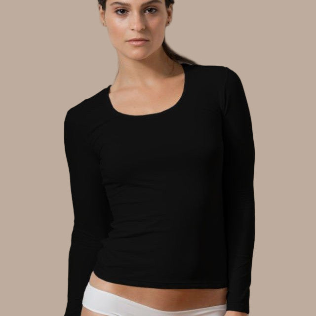Plus Size Long Sleeve Scoop Neck (Discontinued sizes) - FINAL SALE