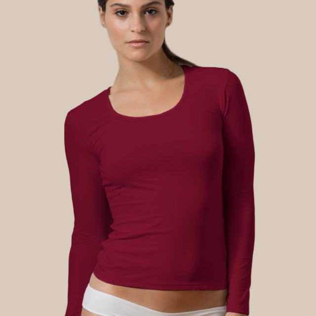 Plus Size Long Sleeve Scoop Neck (Discontinued sizes) - FINAL SALE