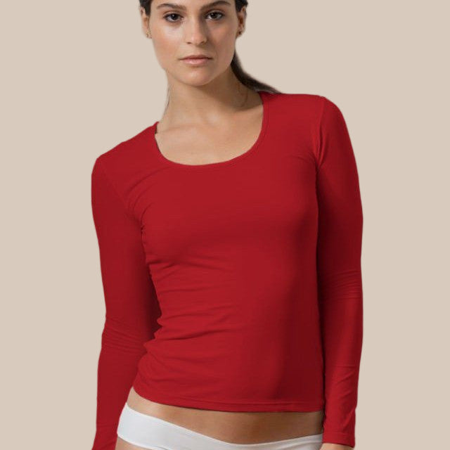 Plus Size Long Sleeve Scoop Neck (Discontinued sizes) - FINAL SALE